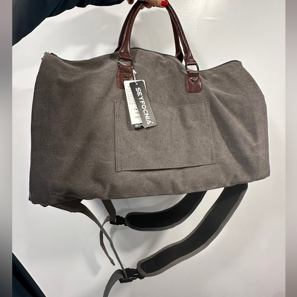 🆕 Convertible carry on Garment Bag - 2 in 1 Hanging Suitcase, unisex, gray - Picture 9 of 13
